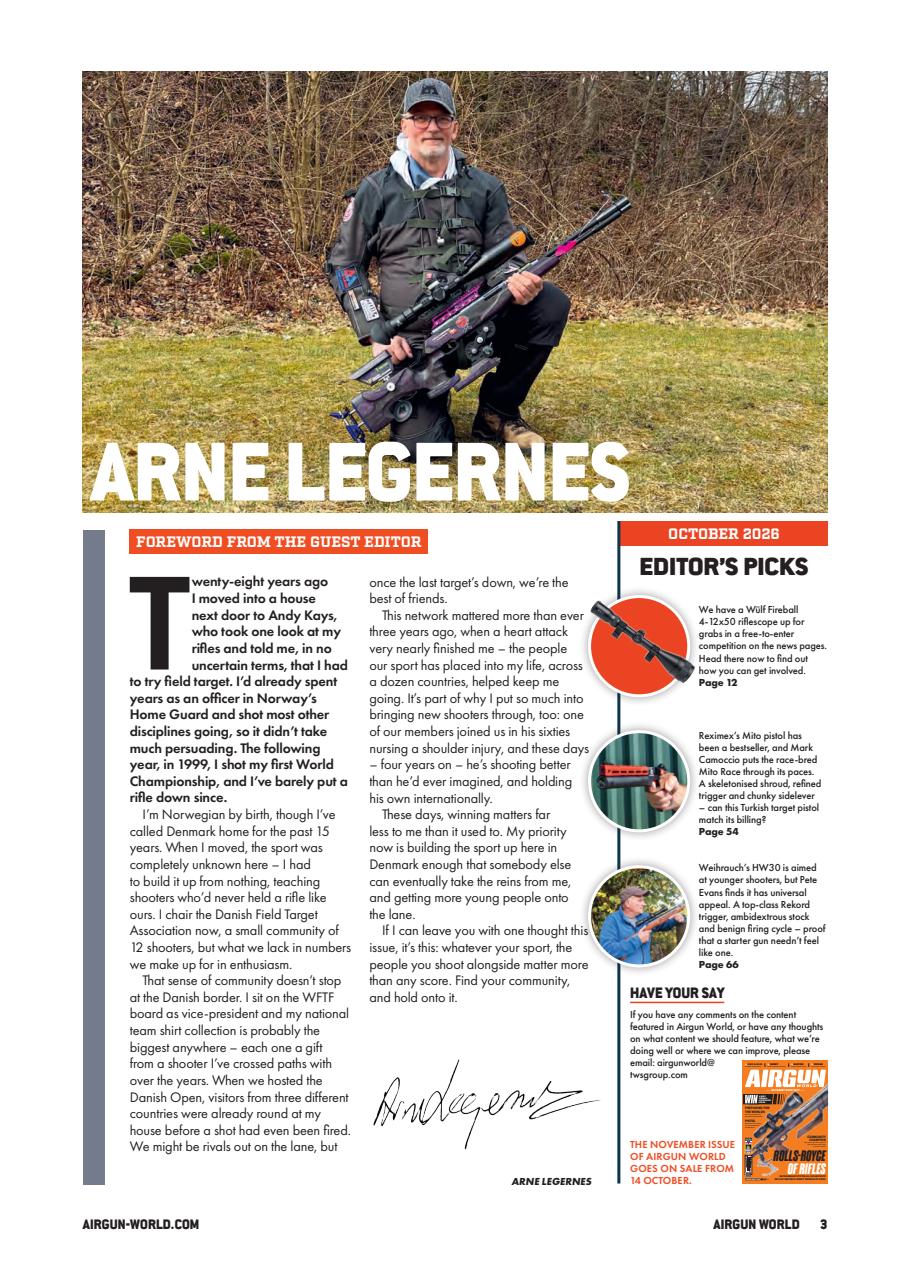Airgun World Preview Pages