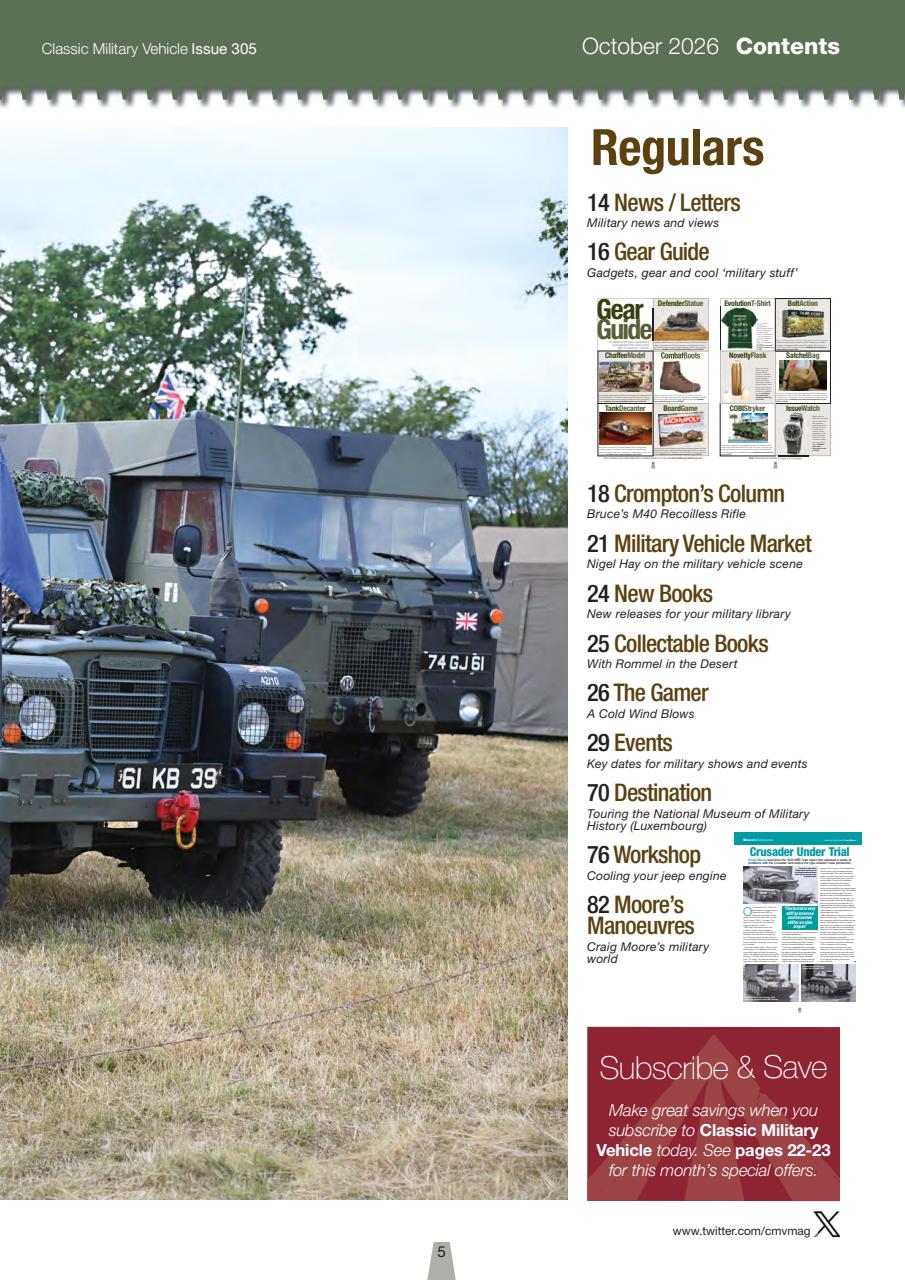 Classic Military Vehicle Preview Pages