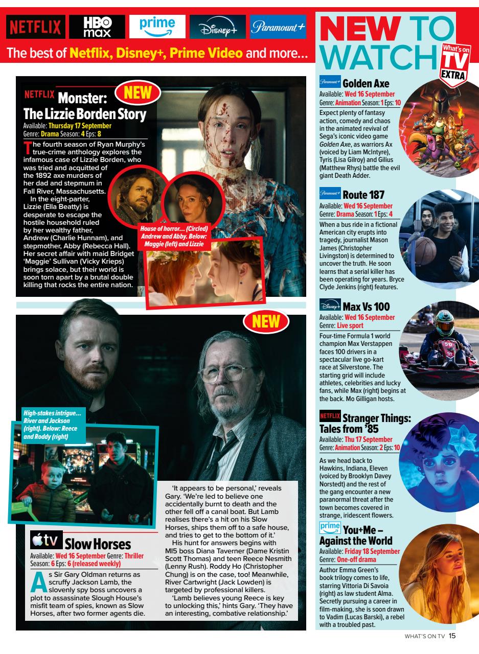 What's on TV Preview Pages
