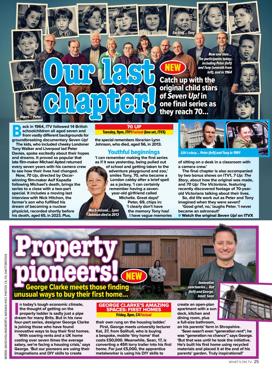 What's on TV Preview Pages