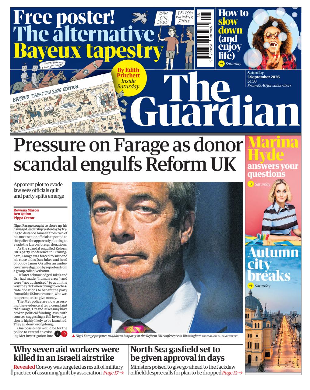 The Guardian Newspaper - Saturday, 05 September 2026 Back Issue
