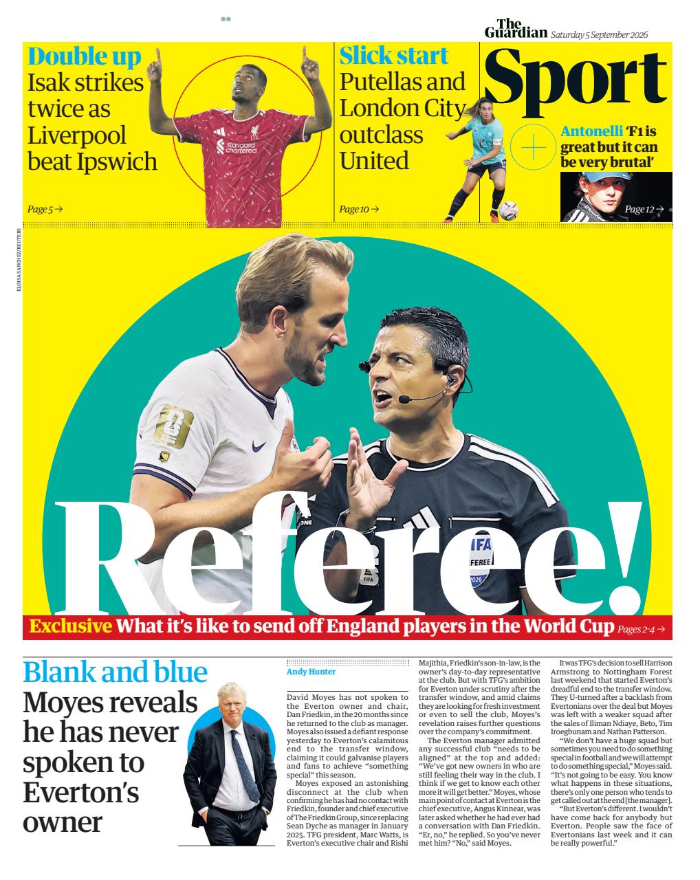The Guardian Newspaper - Saturday, 05 September 2026 Back Issue