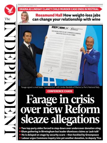 The Independent Daily Edition Newspaper issue Saturday, 05 September 2026