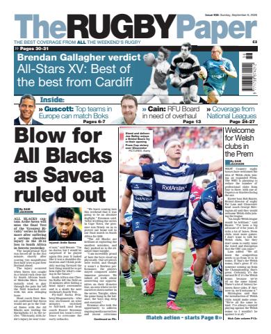 The Rugby Paper issue 6-Sep-2026