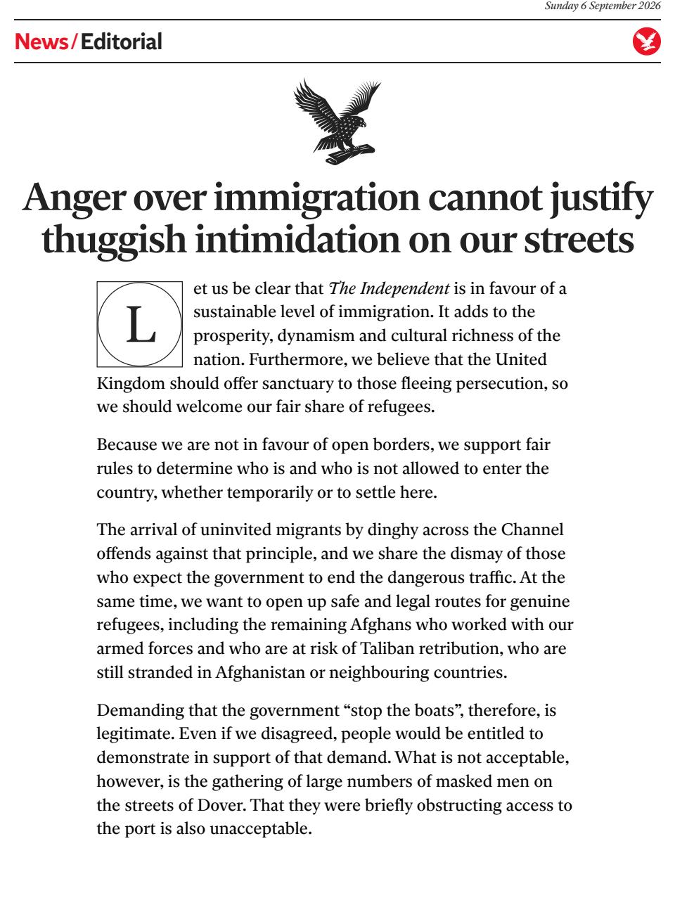 The Independent Daily Edition Newspaper Preview Pages