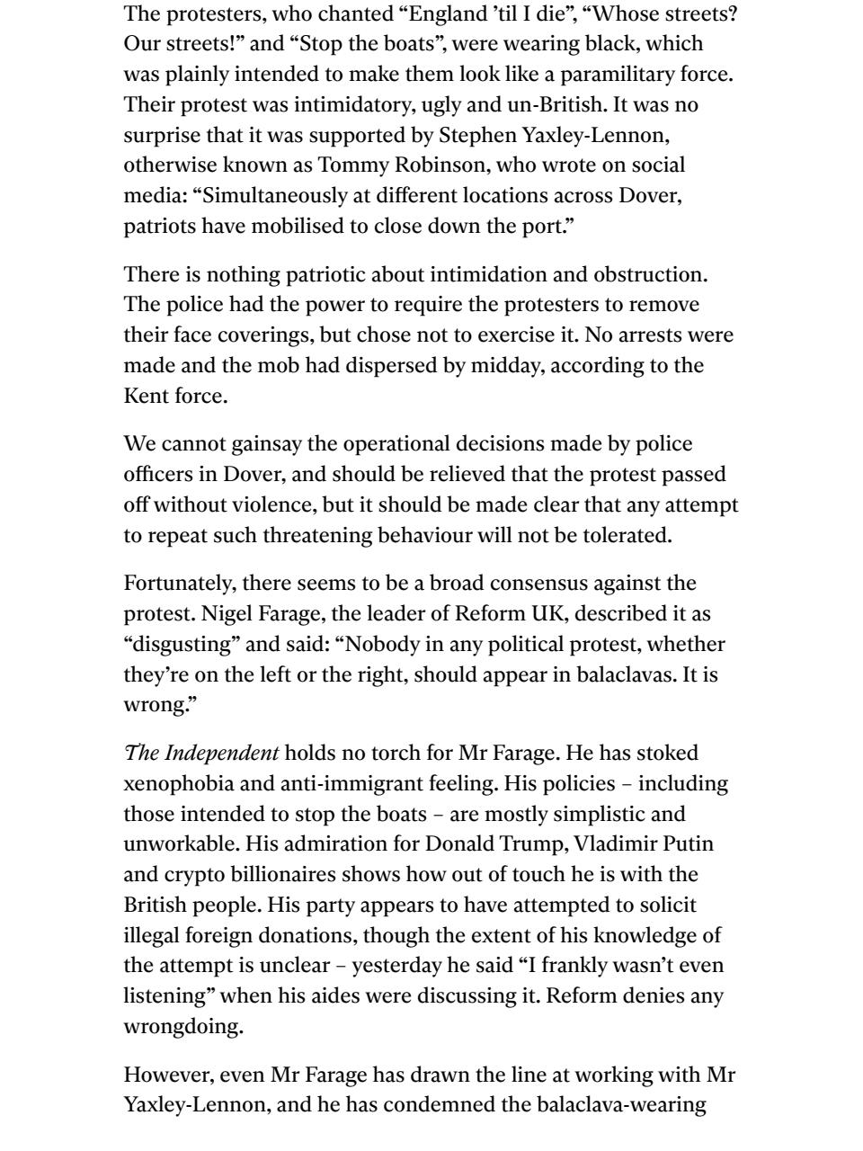 The Independent Daily Edition Newspaper Preview Pages