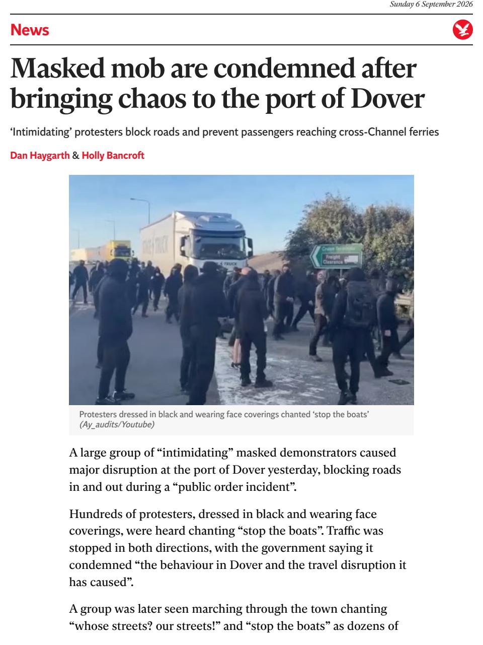 The Independent Daily Edition Newspaper Preview Pages