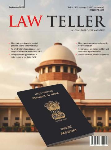 Lawteller – A Legal Awareness Magazine issue September 2026