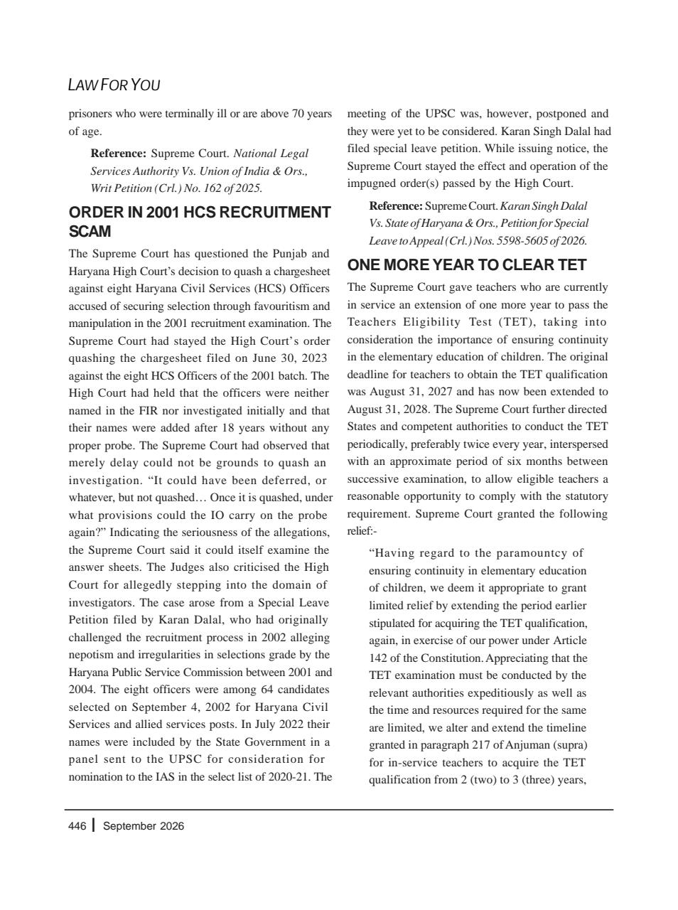 Lawteller – A Legal Awareness Magazine Preview Pages