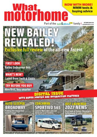 What Motorhome magazine issue New Bailey Revealed - What Motorhome October 2026