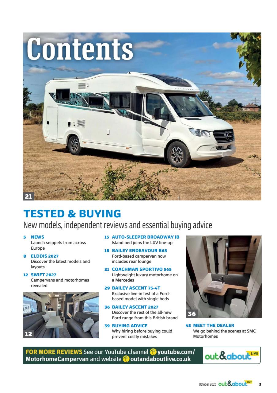 What Motorhome magazine Preview Pages