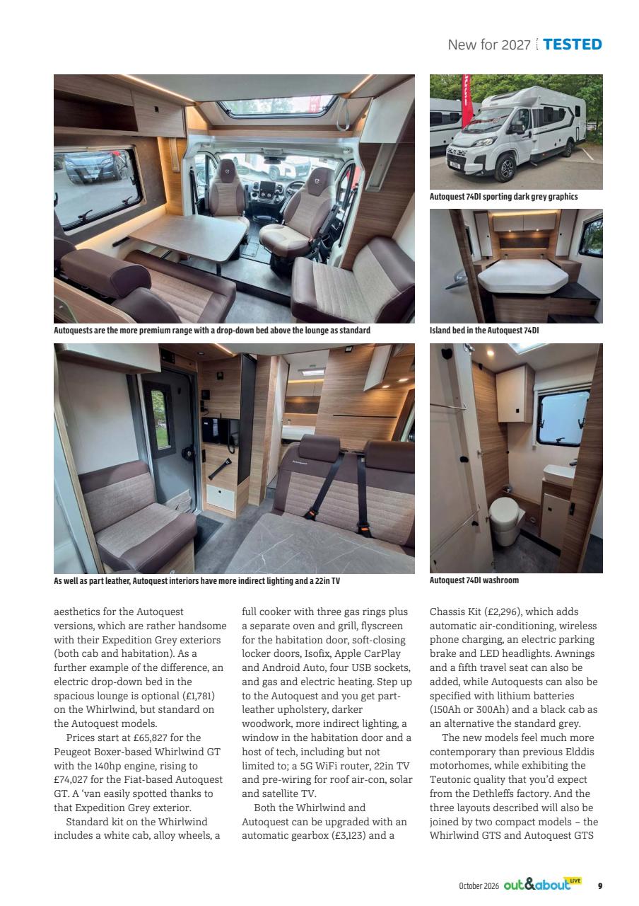 What Motorhome magazine Preview Pages