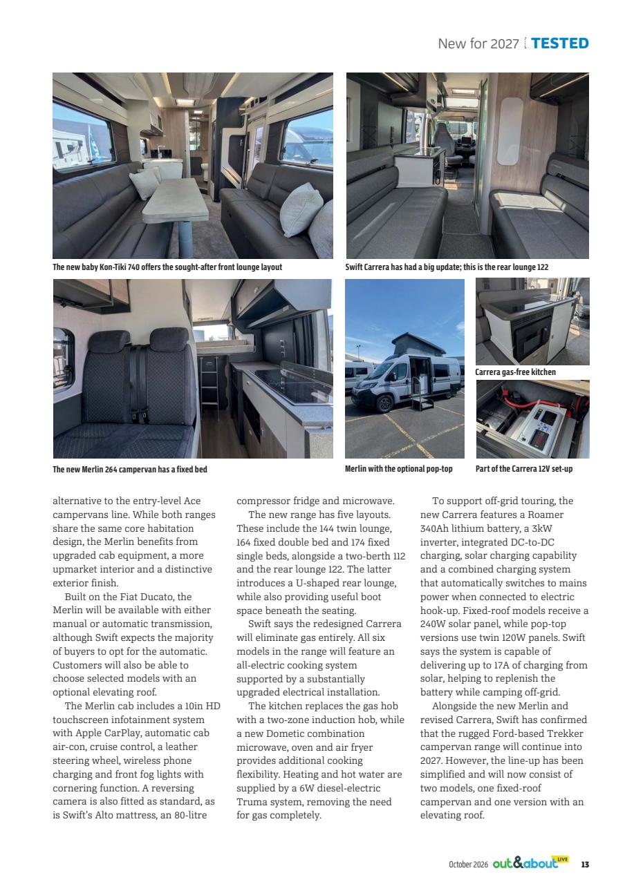 What Motorhome magazine Preview Pages