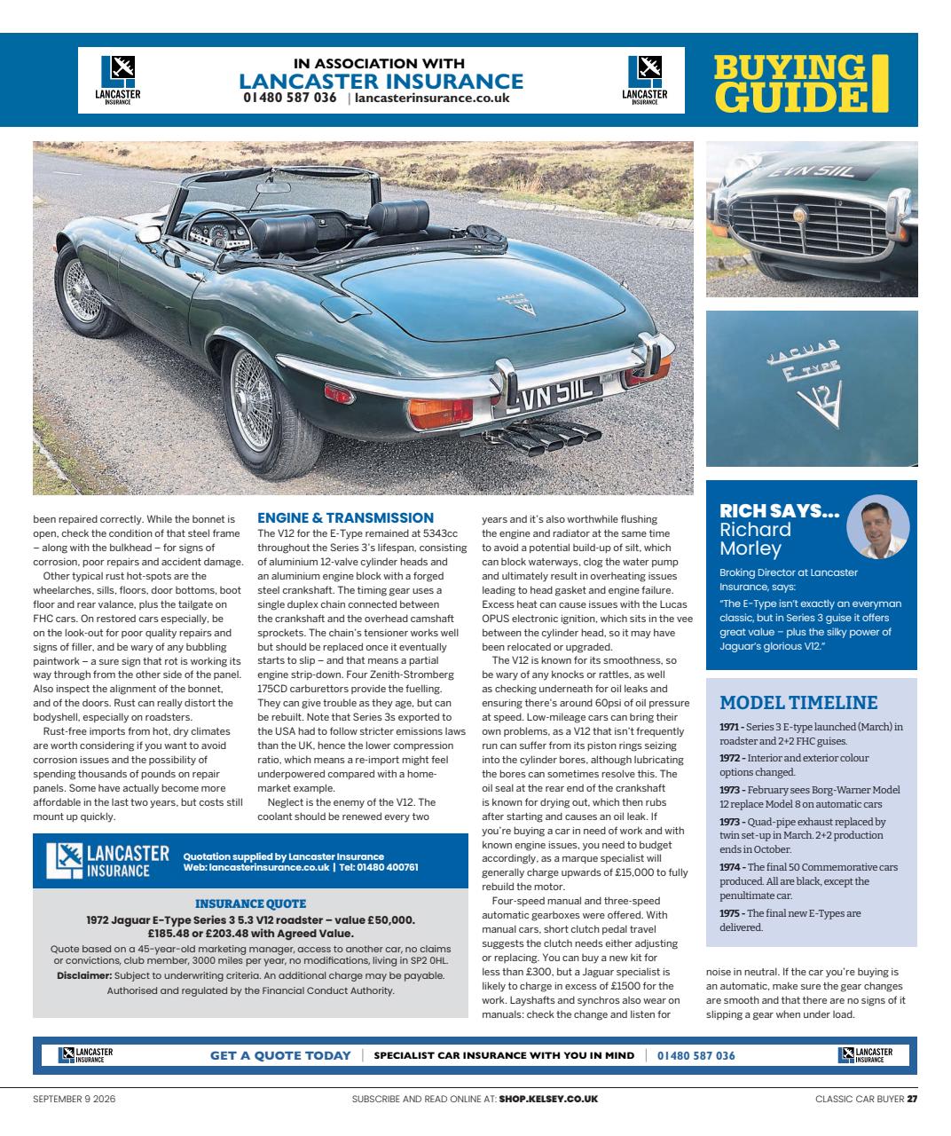 Classic Car Buyer Preview Pages