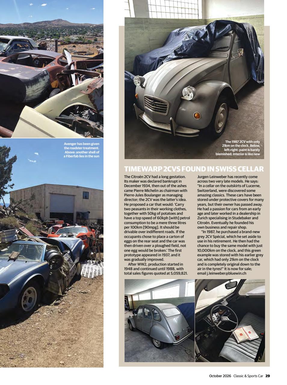 Classic & Sports Car Preview Pages