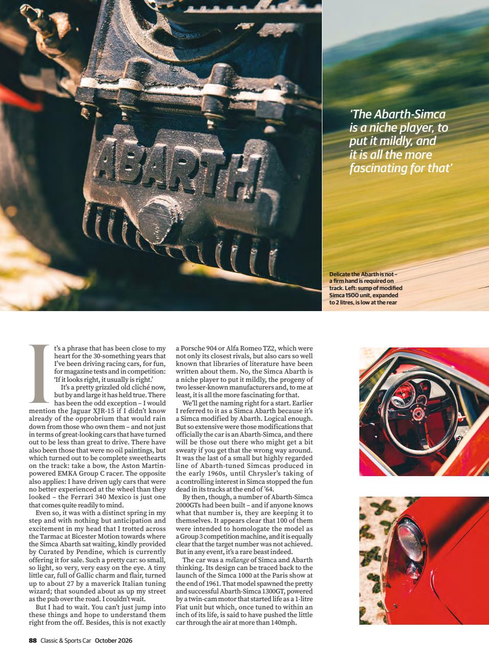 Classic & Sports Car Preview Pages