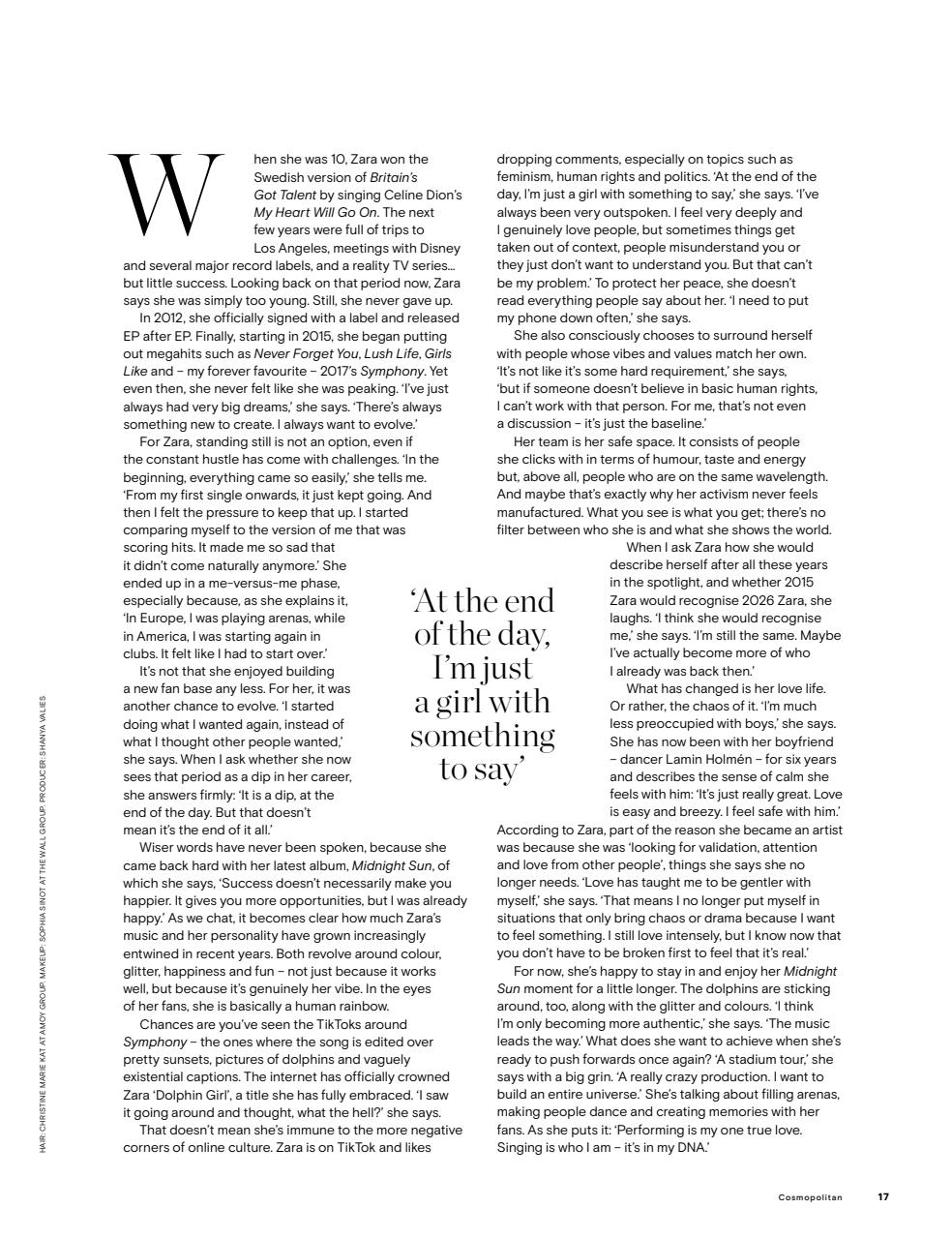 Cosmopolitan Preview Pages