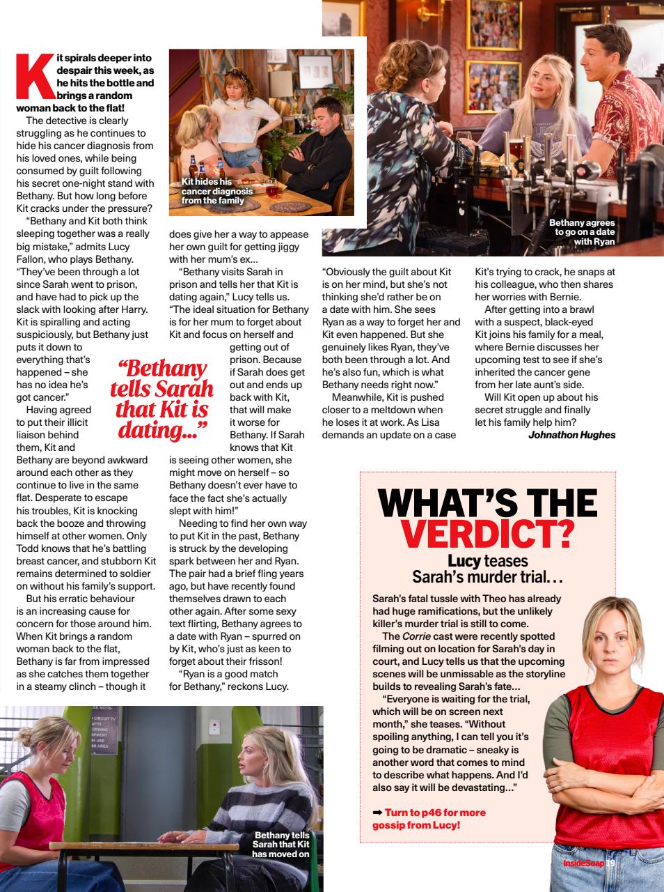 Inside Soap Preview Pages