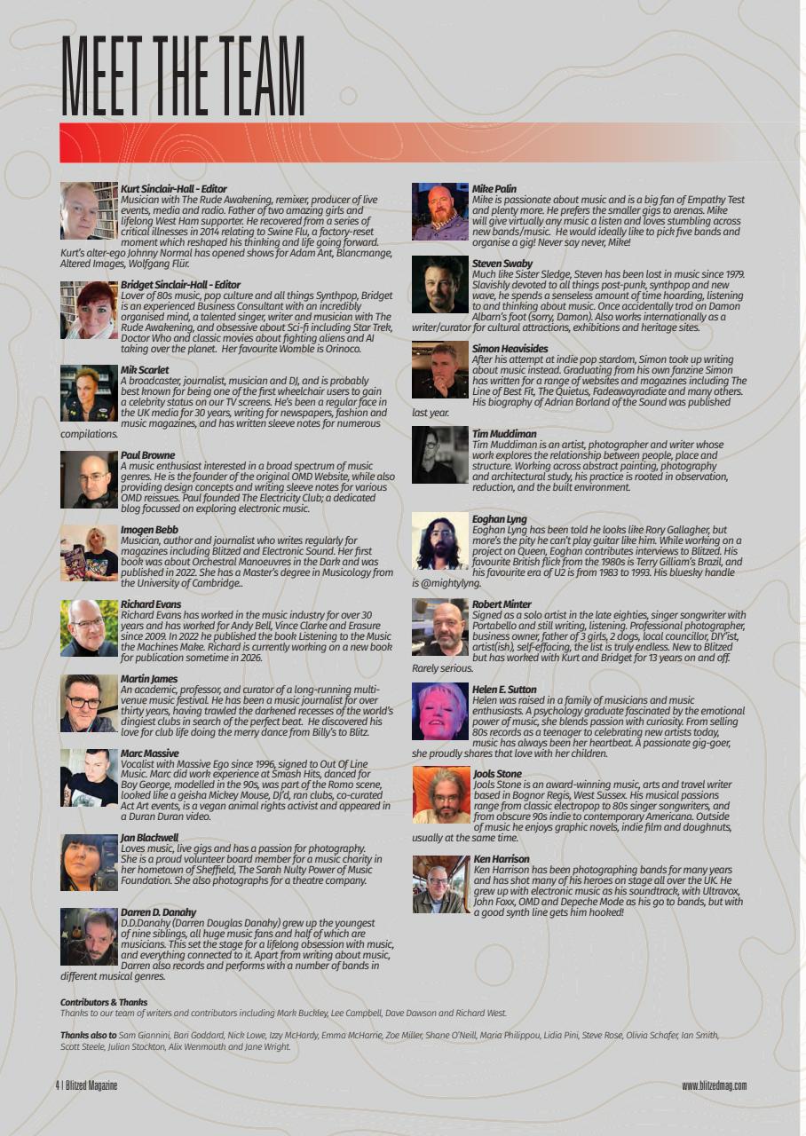 Blitzed Magazine Preview Pages