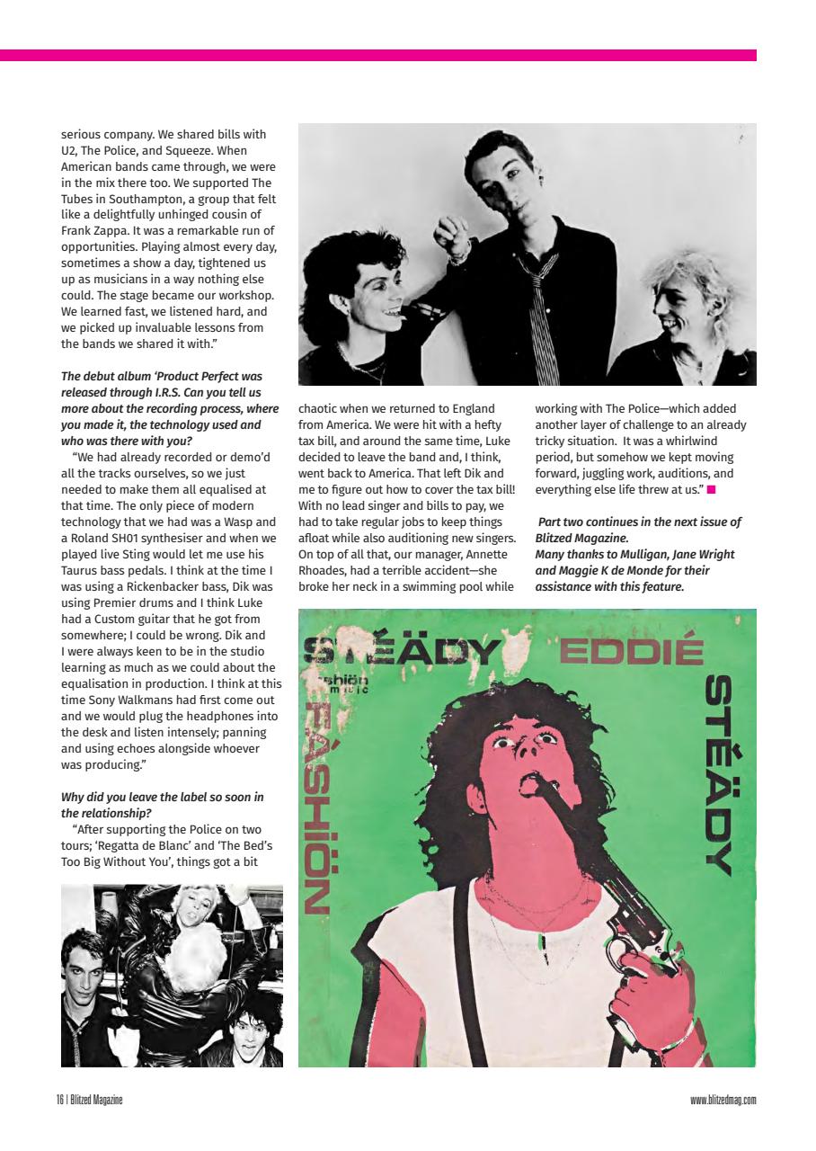 Blitzed Magazine Preview Pages