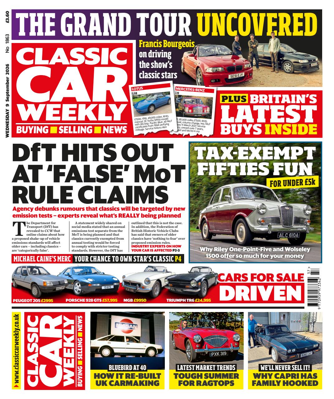 Classic Car Weekly Preview Pages