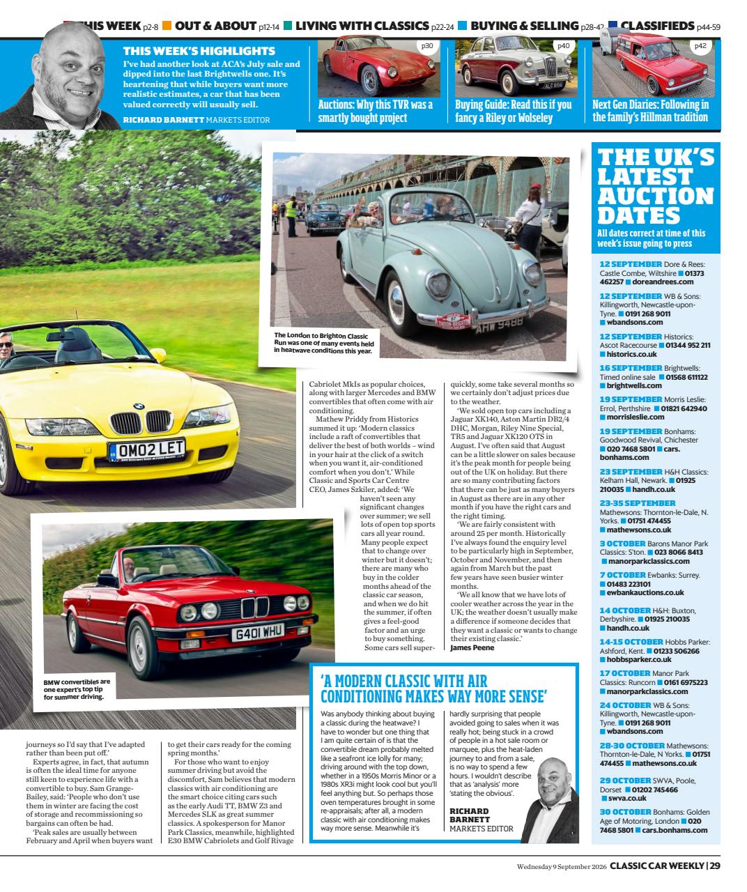 Classic Car Weekly Preview Pages