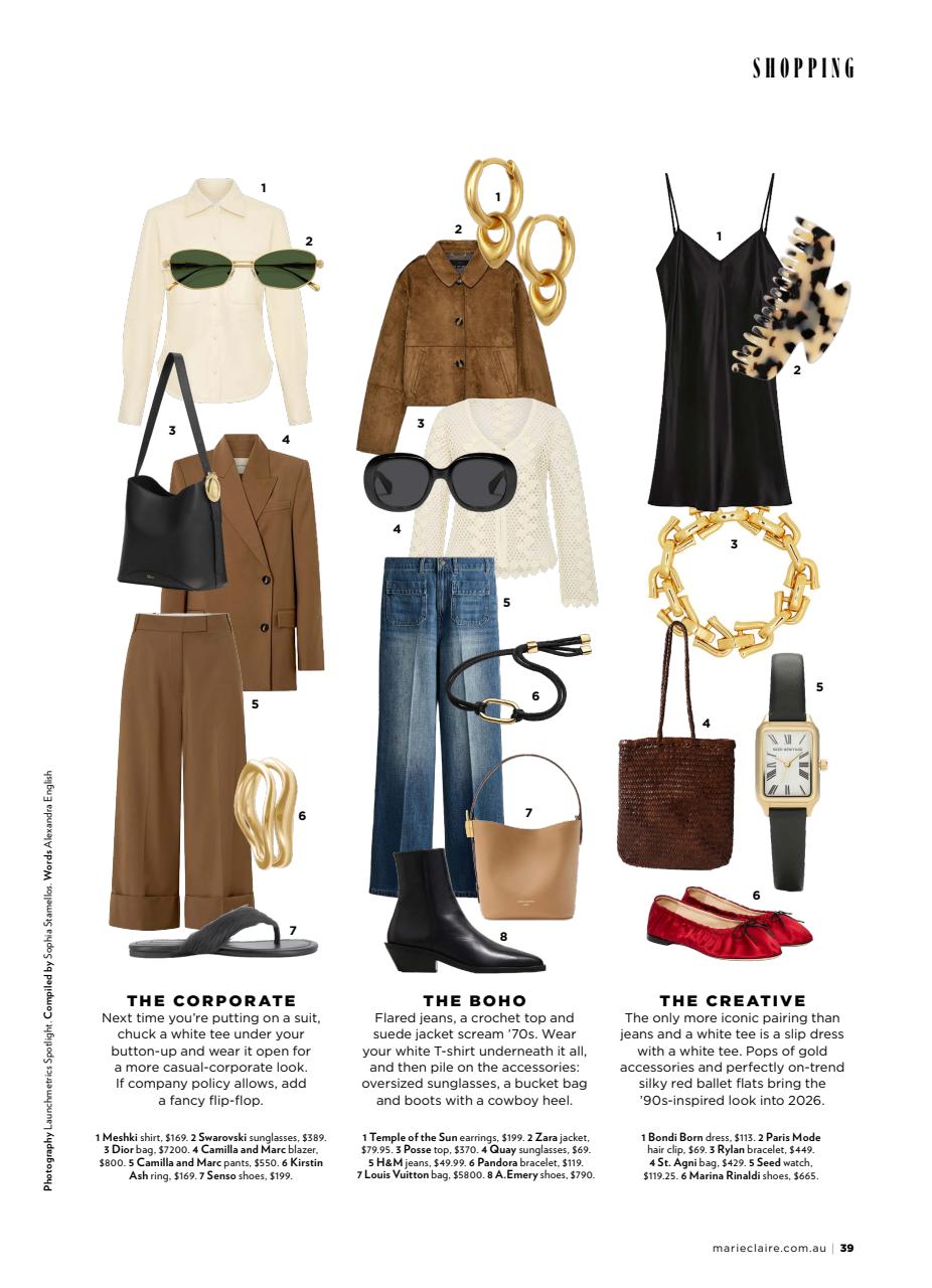 Marie Claire Australia Preview Pages
