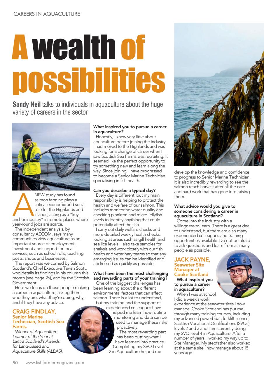 Fish Farmer Magazine Preview Pages