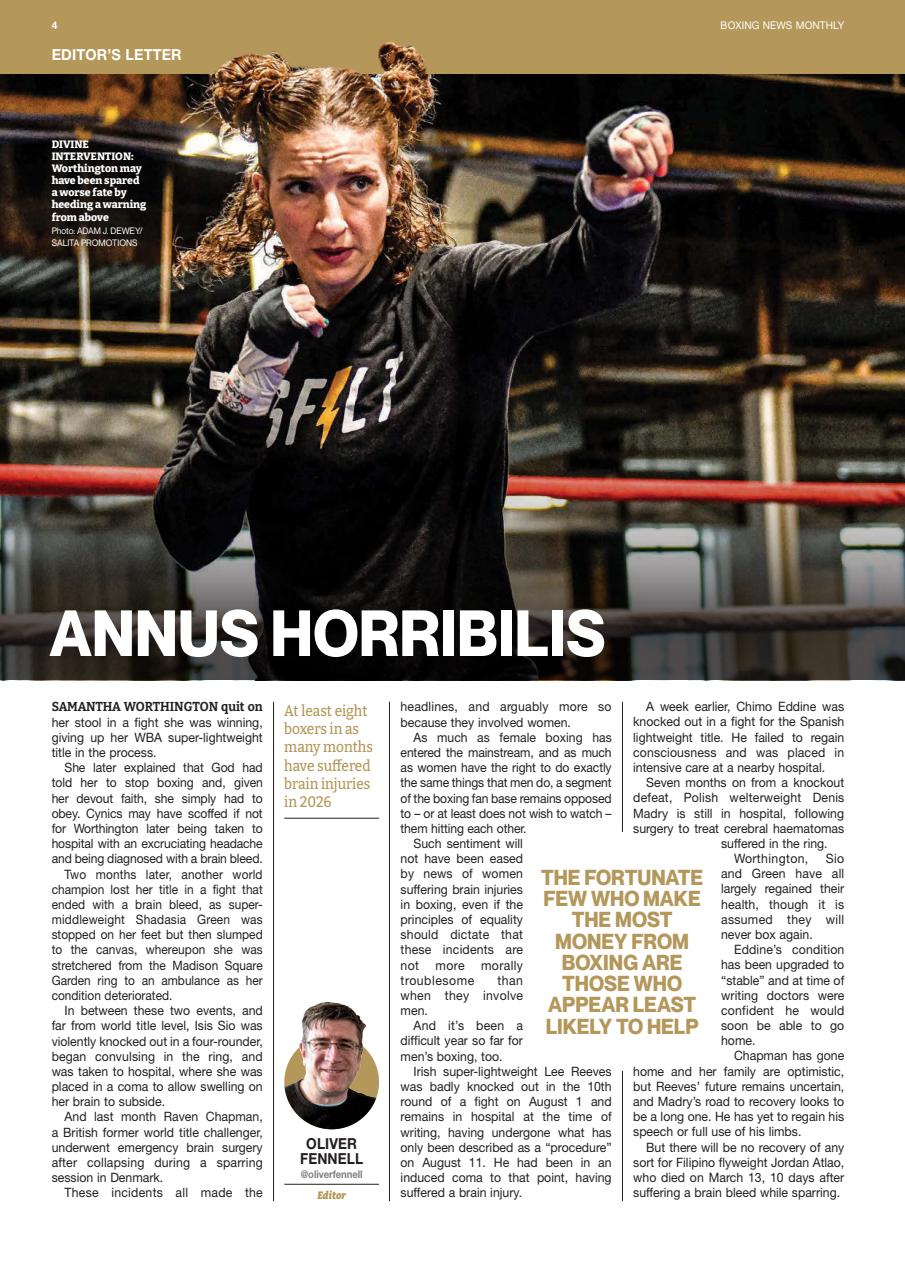 Boxing News Preview Pages