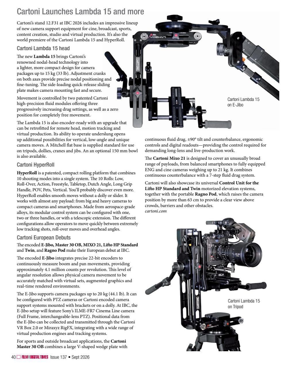 Film and Digital Times Preview Pages