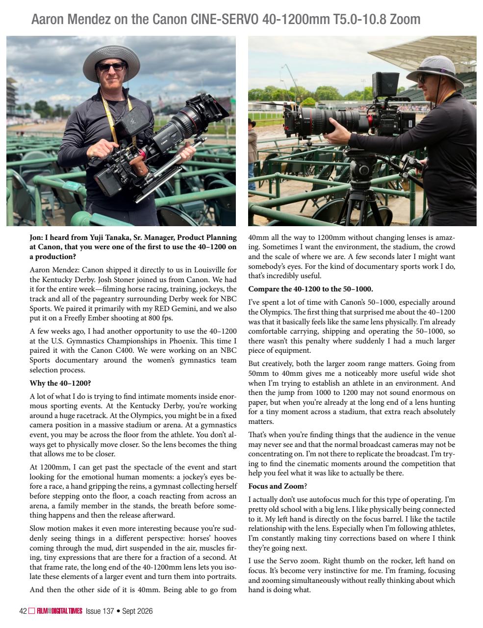 Film and Digital Times Preview Pages