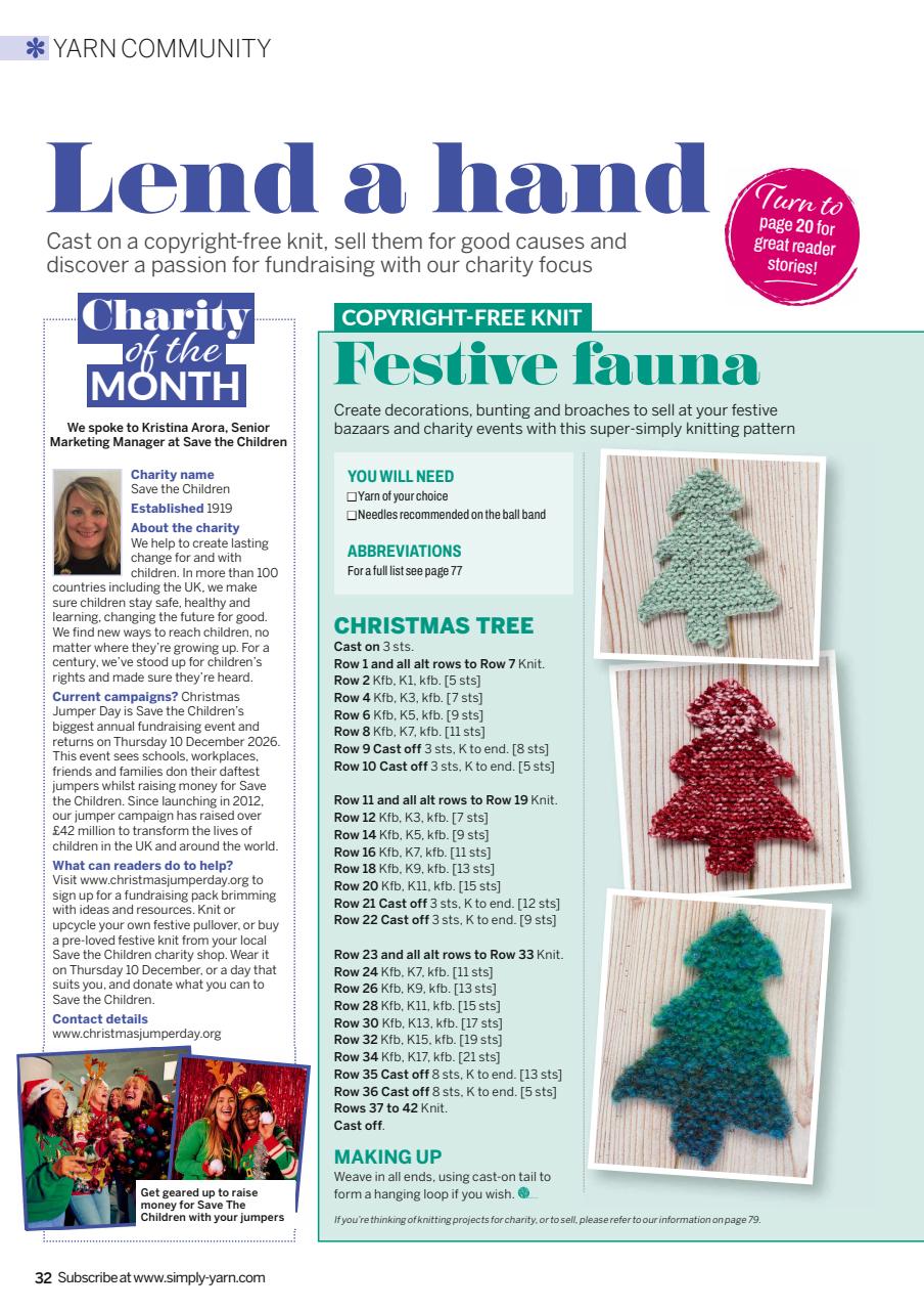 Simply Knitting Preview Pages