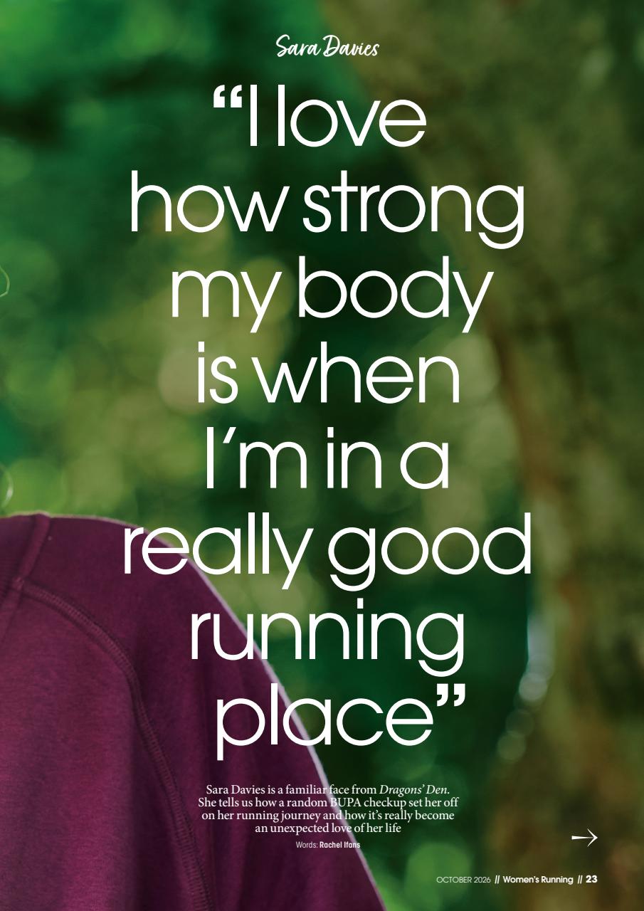 Women’s Running Preview Pages