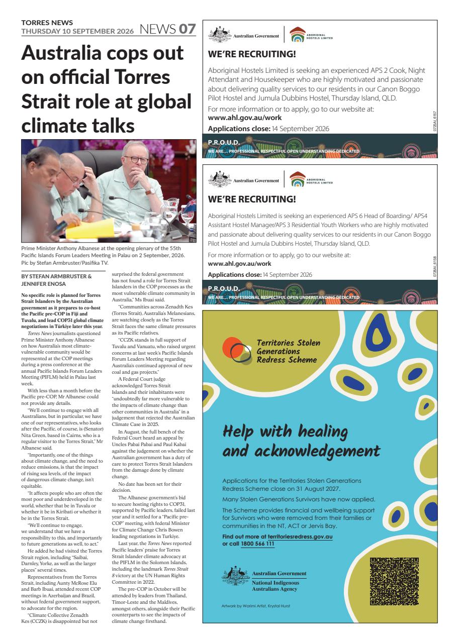 Torres News Preview Pages