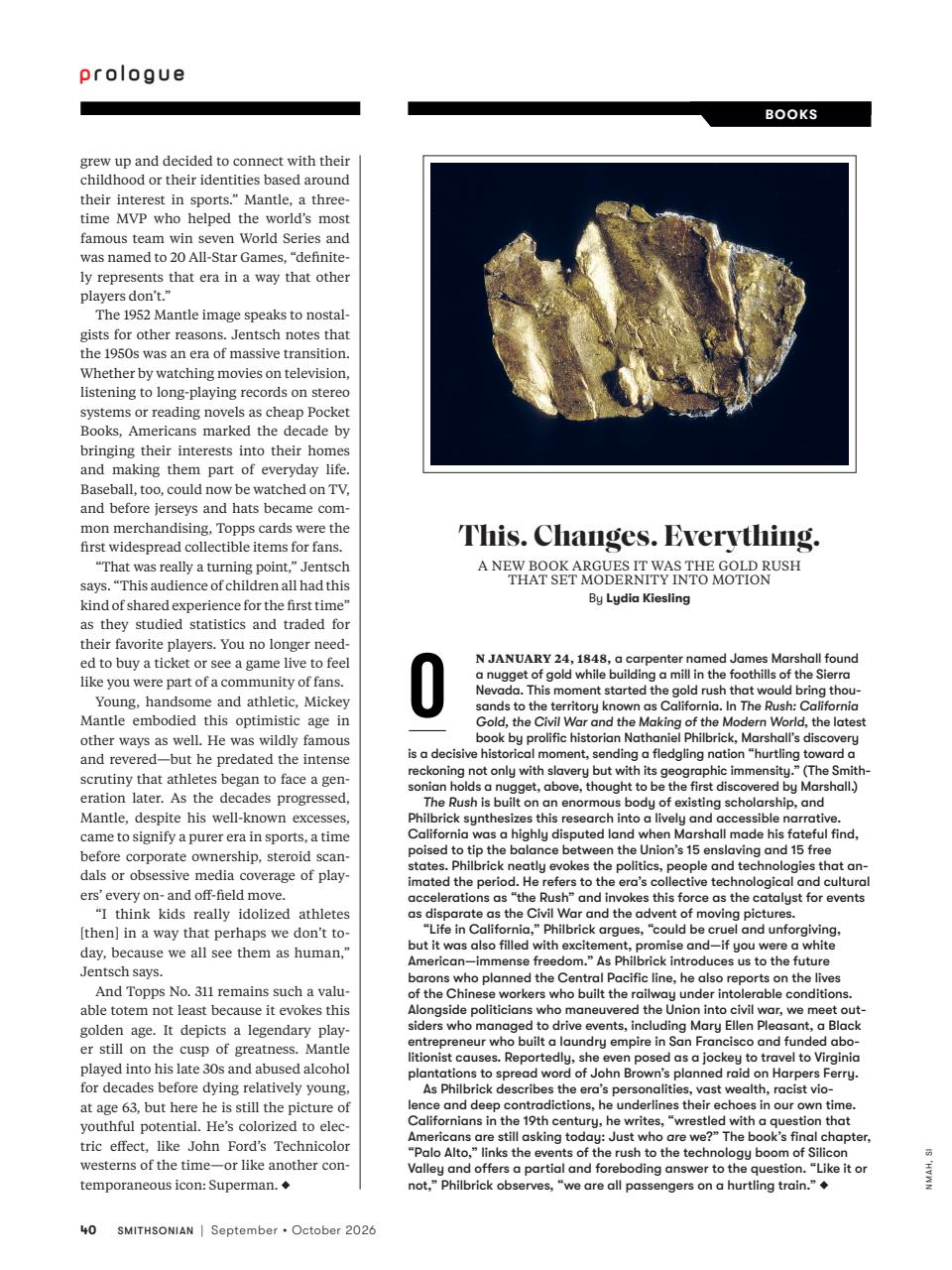 Smithsonian Magazine Preview Pages