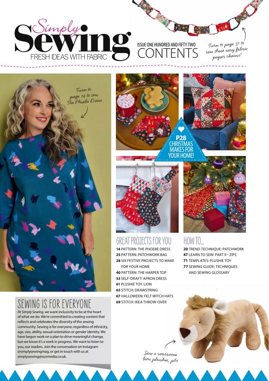 Simply Sewing Preview Pages