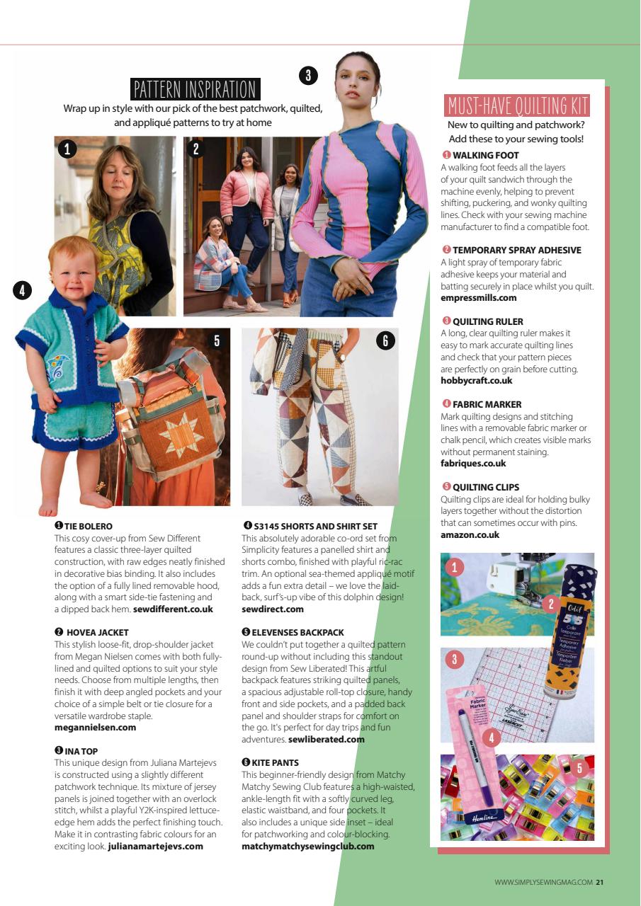 Simply Sewing Preview Pages