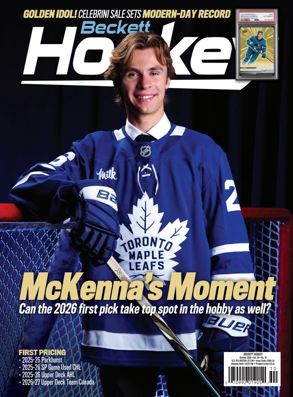 Beckett Hockey Magazine Preview Pages