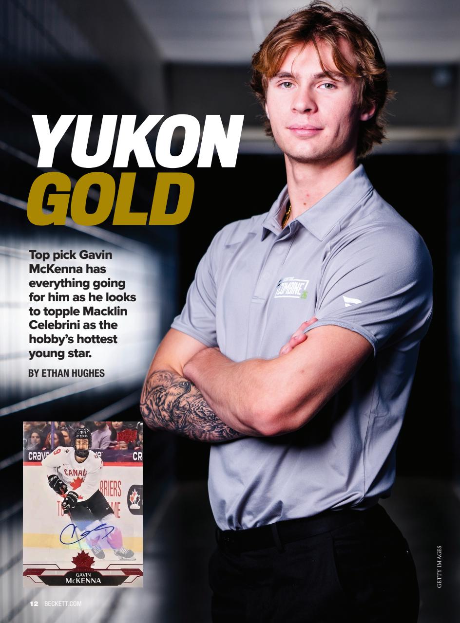 Beckett Hockey Magazine Preview Pages