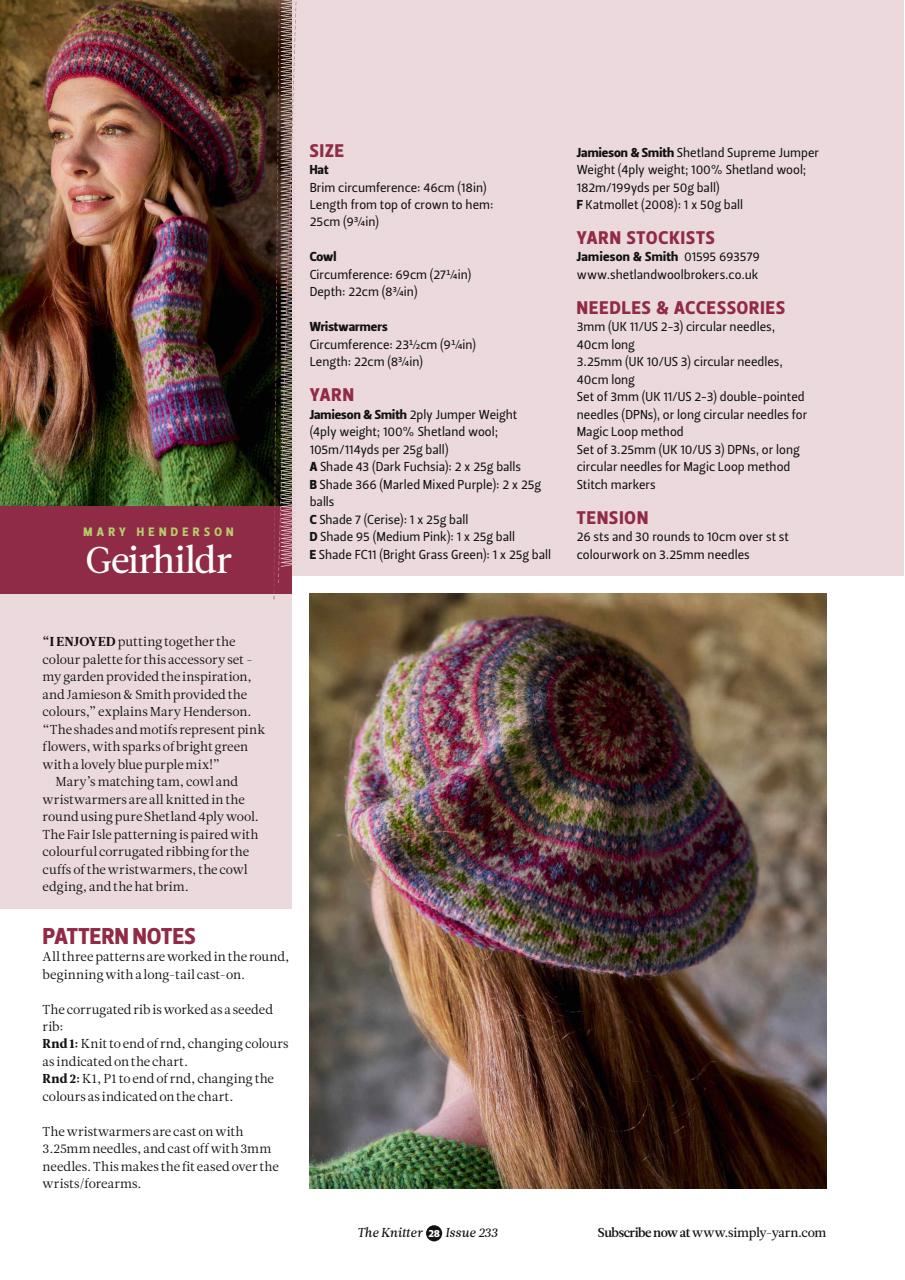 The Knitter Preview Pages