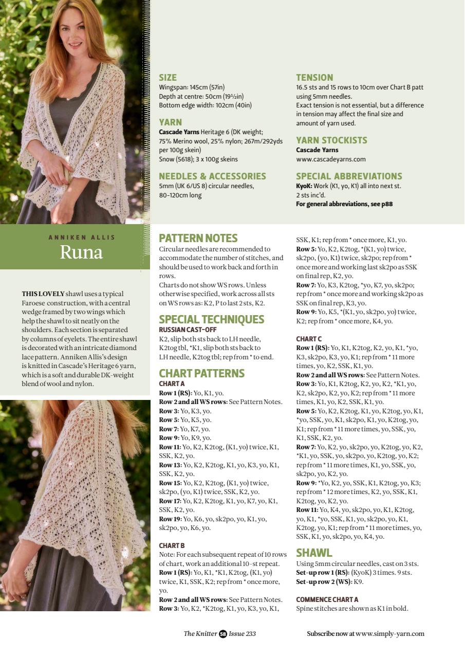 The Knitter Preview Pages