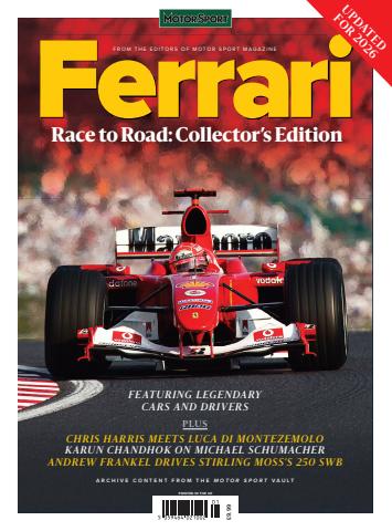 Motor Sport Magazine issue Race to Road Ferrari