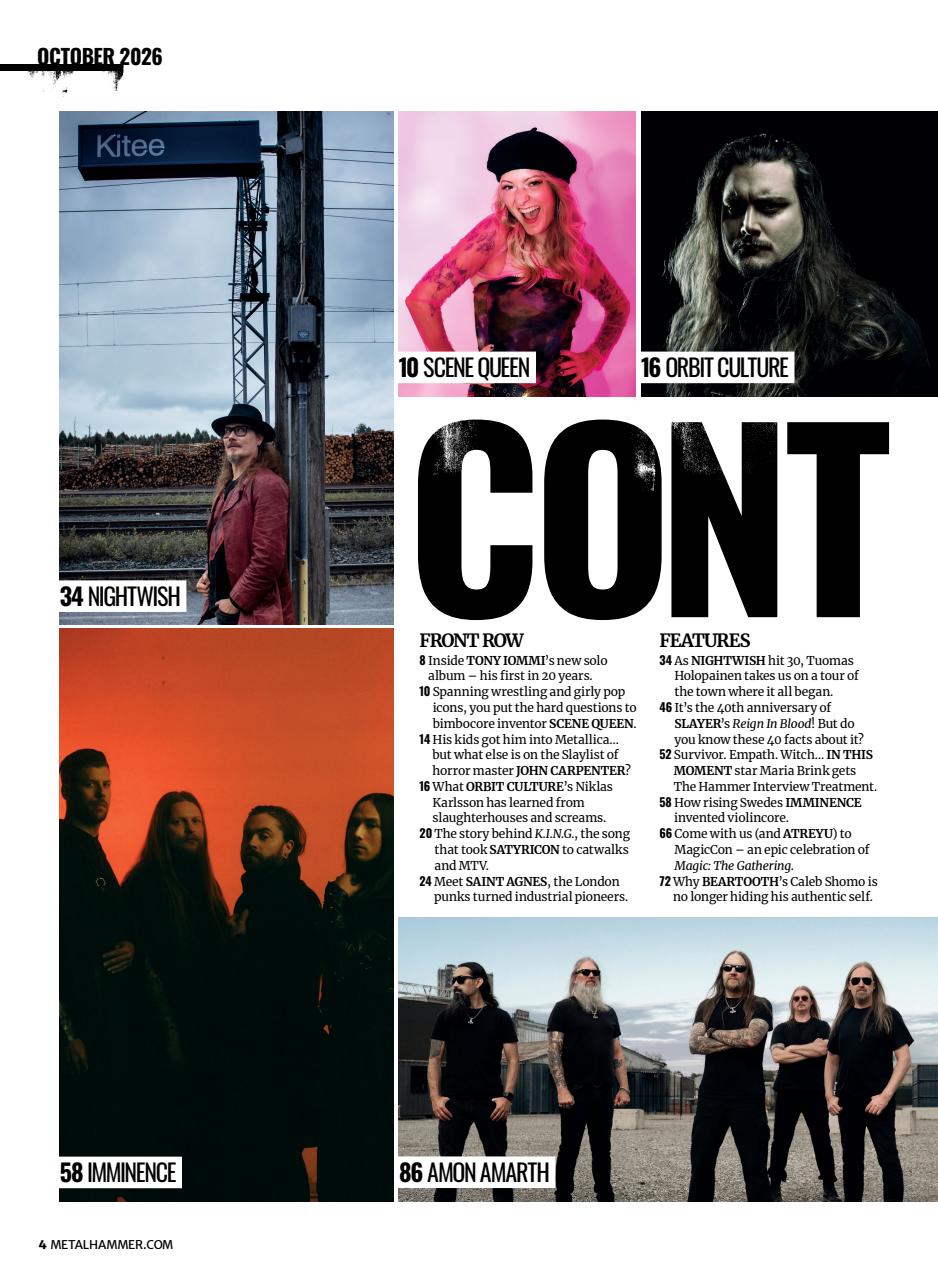 Metal Hammer Preview Pages