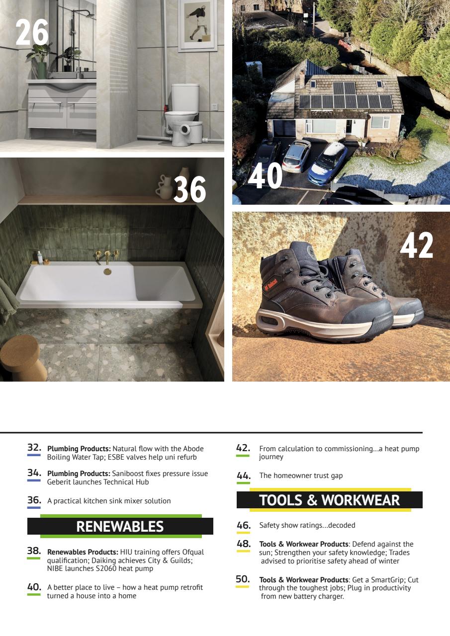 Heating, Plumbing & Renewables Preview Pages