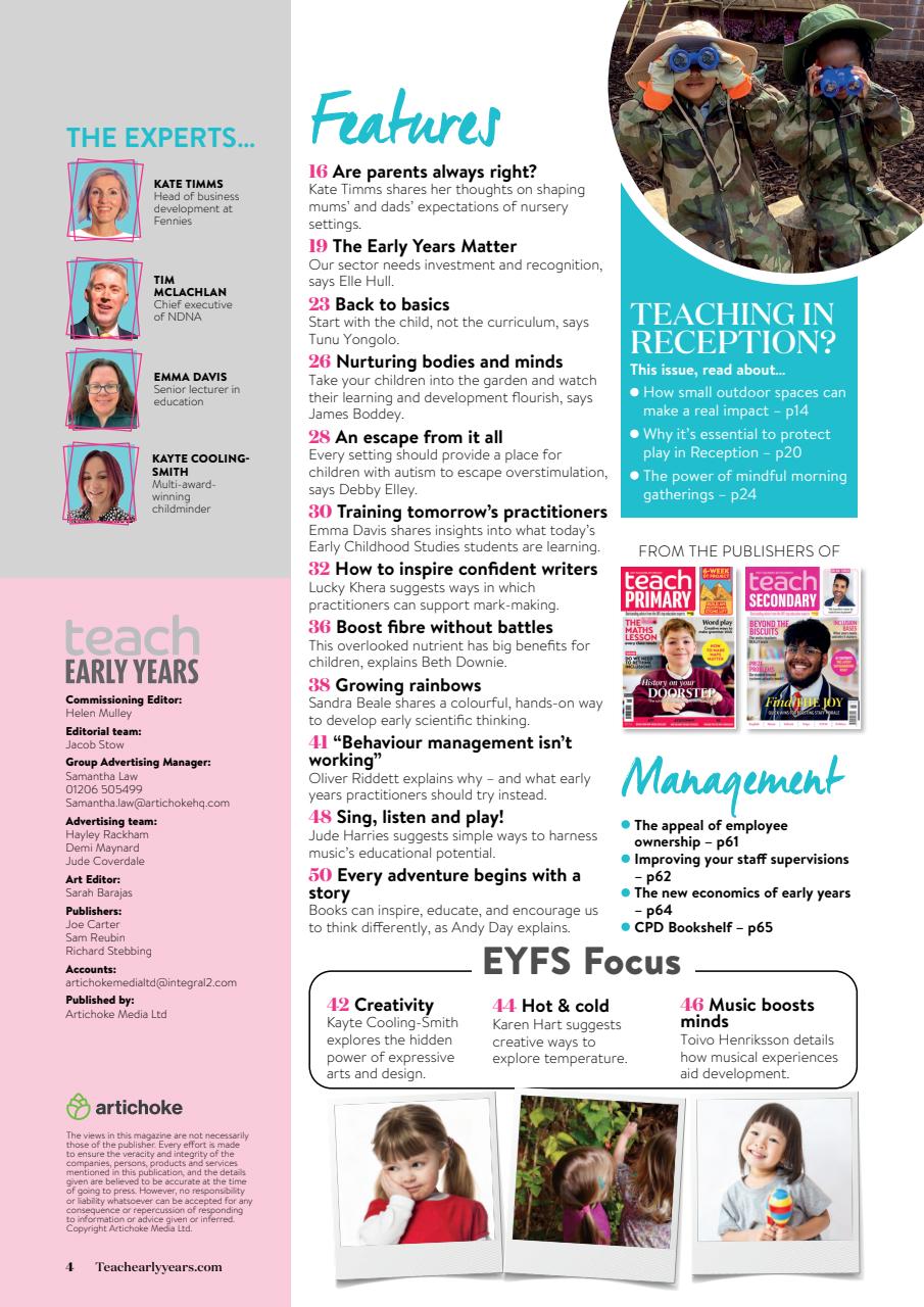 Teach Early Years Preview Pages