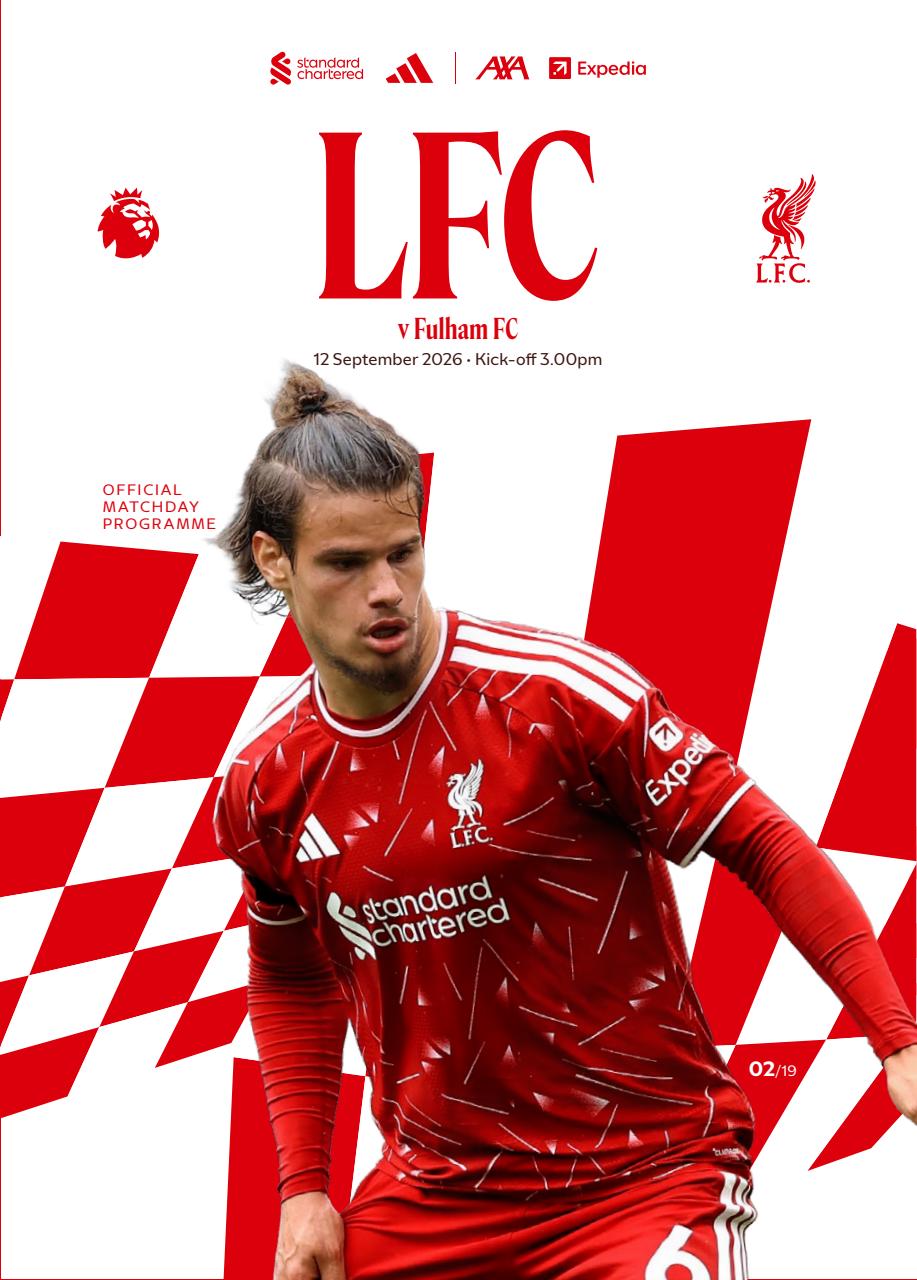 Liverpool FC Programmes Preview Pages