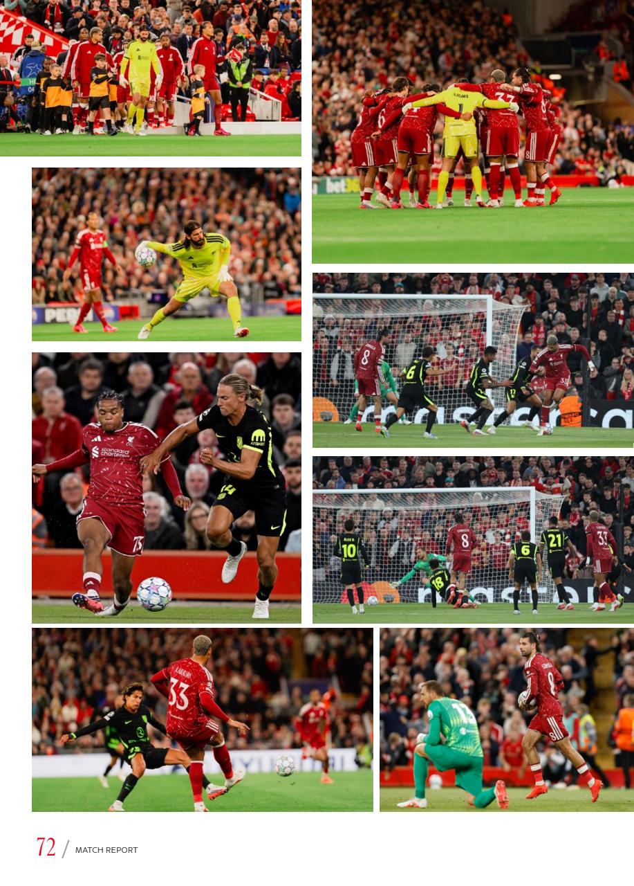 Liverpool FC Programmes Preview Pages
