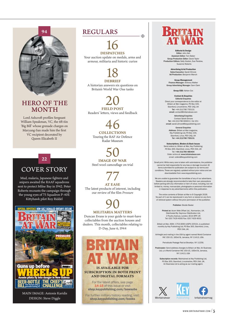 Britain at War Magazine Preview Pages