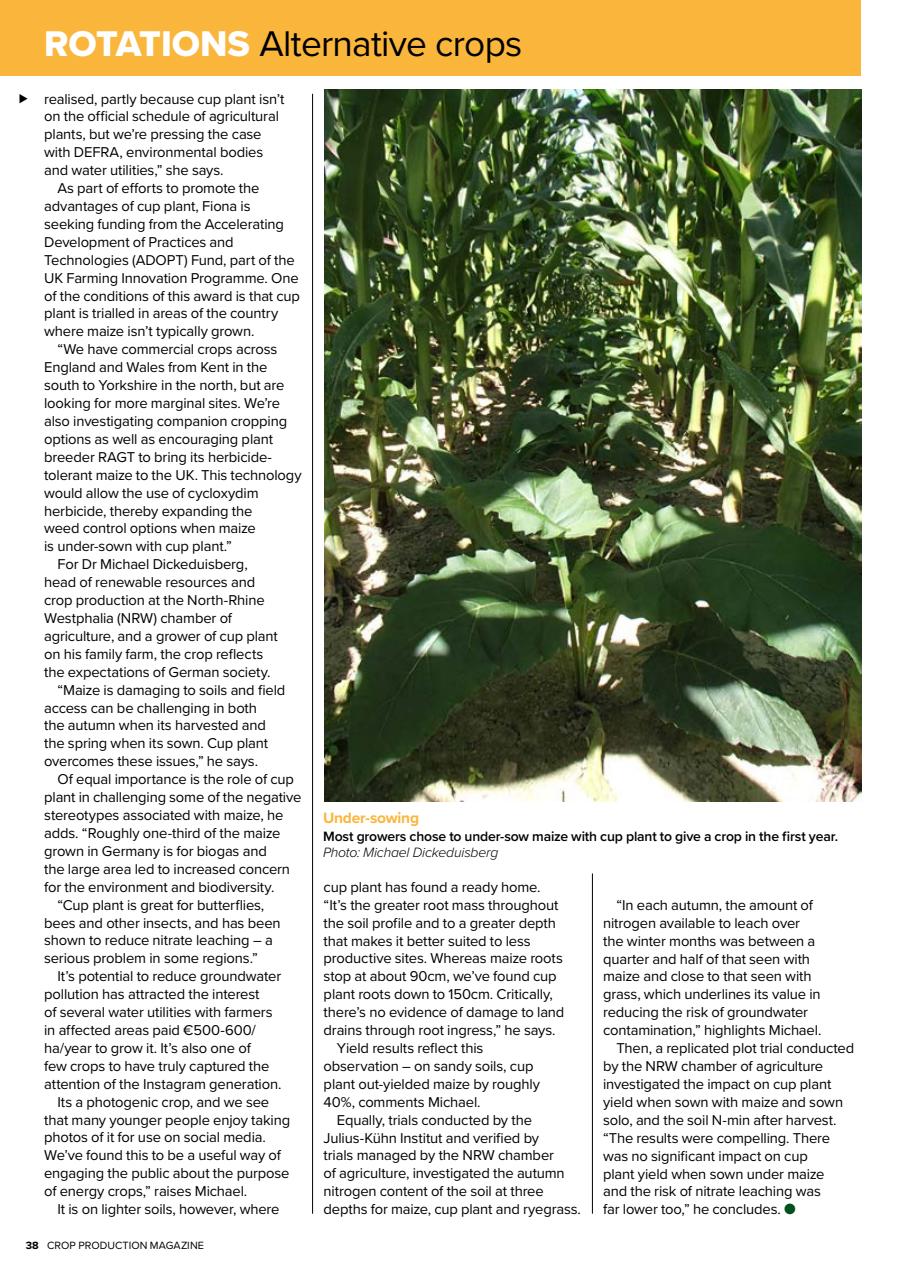 Crop Production Magazine Preview Pages