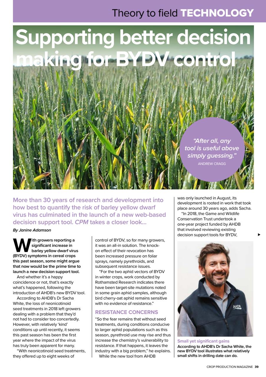 Crop Production Magazine Preview Pages